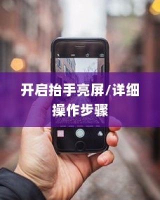一加6如何开启抬手亮屏，详细操作步骤