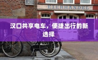 汉口共享电车，便捷出行的新时代选择
