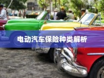 电动汽车保险种类详解与全险购买指南