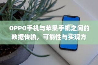 OPPO手机与苹果手机之间的数据传输，可能性与实现方式