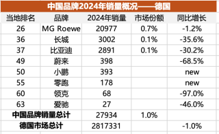 中国车企在欧洲市场份额不足背后的名爵表现探讨
