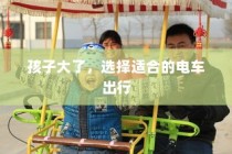 孩子成长路上的便捷出行，选择适合的电车