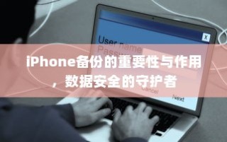 iPhone备份的重要性与作用，数据安全的守护者