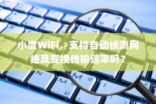 小度WiFi，支持自动侦测网络及变换传输速率吗？
