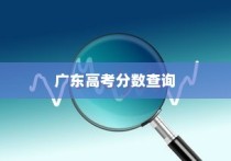 广东高考分数全面查询解析攻略大全