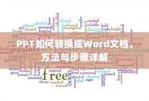 PPT如何转换成Word文档，方法与步骤详解
