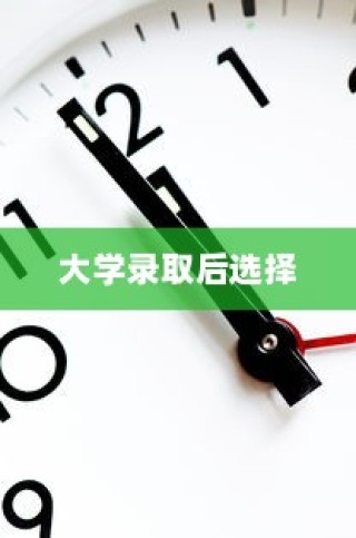 解读大学录取后的选择，不去的情境与决策考量分析