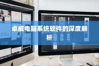 卓威电脑系统软件的全面解析与探讨