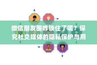 微信朋友圈的锁闭之谜，探究隐私保护与用户体验的平衡之道