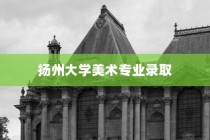扬州大学美术专业录取，艺术之路的新篇章