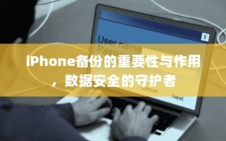 iPhone备份的重要性与作用，数据安全的守护者