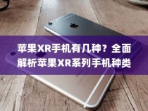 苹果XR手机有几种？全面解析苹果XR系列手机种类与特点