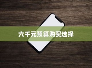 六千块买什么苹果手机，深度解析与推荐