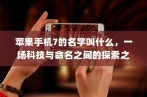 苹果手机7的名字叫什么，一场科技与命名之间的探索之旅