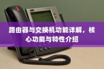 路由器与交换机功能详解，核心功能与特性介绍