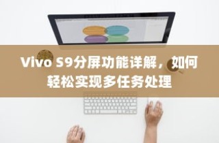 Vivo S9分屏功能详解，如何轻松实现多任务处理
