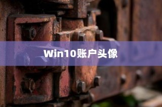 了解Win10账户头像的作用