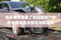 电动车电池损伤解析，磕破电池能否获得保险保障？