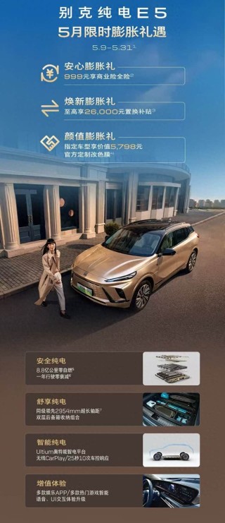 别克E5，安全智能之选，累计里程突破8.8亿公里，无自燃新策略揭秘！