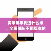 买苹果手机选什么版，全面解析不同版本的差异与选择策略