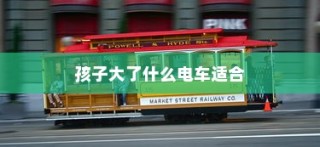 适合孩子骑行的电车推荐