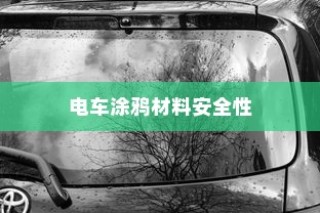 电车涂鸦材料安全性分析，材料毒性及其对电车的影响探讨