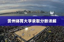 贵州体育大学录取分数解析