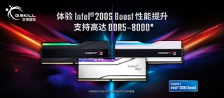 芝奇DDR5超频内存支持Intel Boost功能，内存性能大幅提升