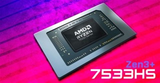 AMD全新发布，首款带3字尾型号锐龙处理器Zen3+锐龙5 7533HS登场