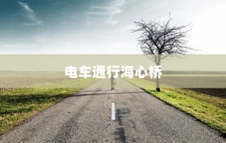 关于电车通行海心桥的出行探讨，能否骑行电车上桥？