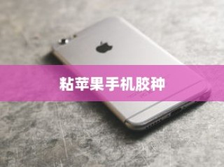粘苹果手机用什么胶