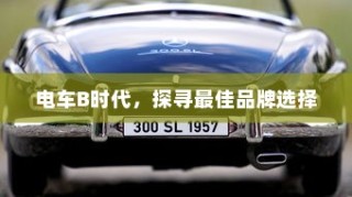 电车B时代，探寻最佳品牌选择之旅