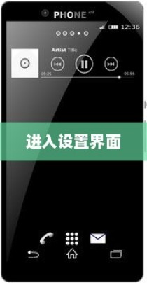 进入设置界面