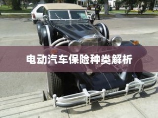 电动汽车保险种类详解与全险购买指南