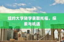 纽约大学转学录取托福，探索机遇之门