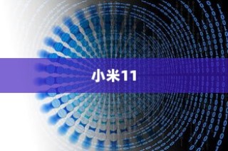 小米11 DC调光设置教程