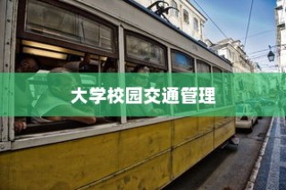 大学校园禁止电车进入，交通管理策略探讨