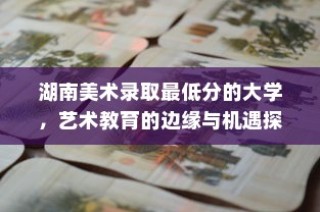 湖南美术录取最低分的大学，艺术教育的边缘与机遇的挑战