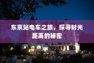 东京站电车之旅，探寻时光与距离之谜