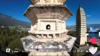 大理古塔遭无人机擅自穿越引发事故，景区追责启动