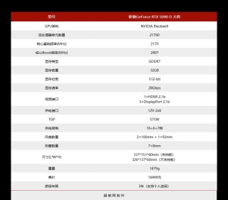 4K高刷畅玩光追游戏! 影驰GeFroce RTX5090D大将显卡评测