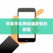 苹果手机网络速度慢的原因及解决方案