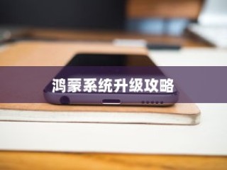 荣耀手机鸿蒙系统升级全攻略