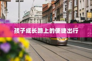 孩子成长路上的便捷出行，优选电车之选