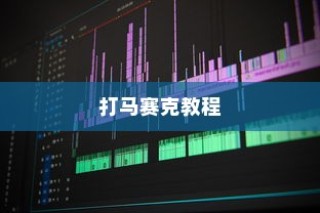 视频编辑王中教你给视频打马赛克的详细教程