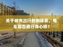 城市出行新探索，电车能否跨越海心桥？