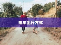 孩子成长路上的出行，电车出行方式的选择之道