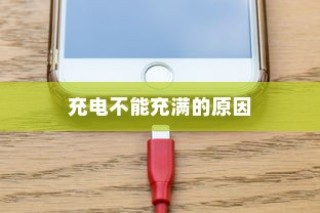 苹果13手机充电不能充满的原因探究
