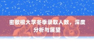 密歇根大学冬季录取人数深度剖析与未来展望