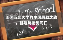 美国西北大学的中国录取之路，机遇与挑战并存